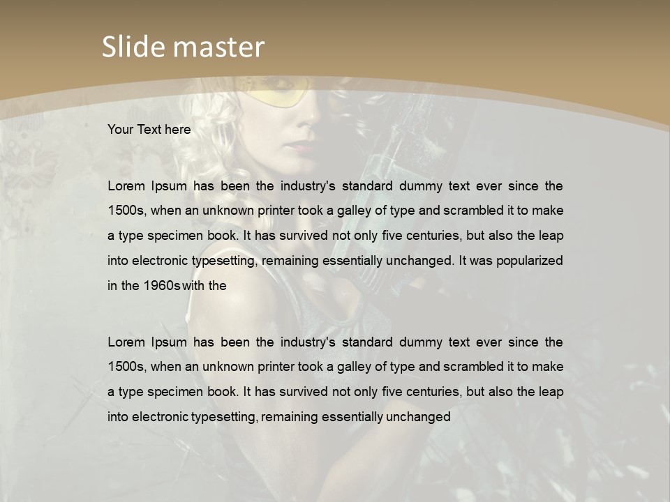 Concept Gun Professional PowerPoint Template