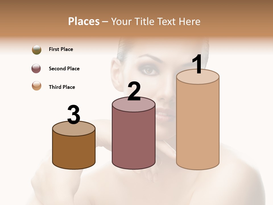Woman S Close Up PowerPoint Template