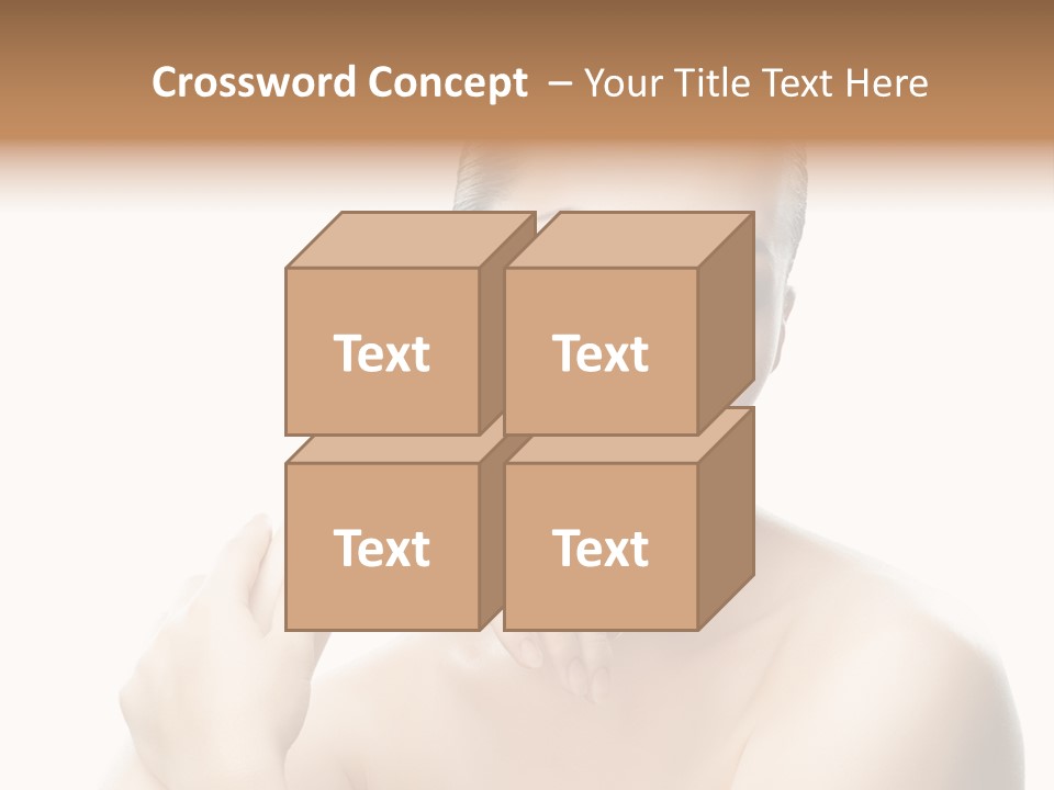 Woman S Close Up PowerPoint Template