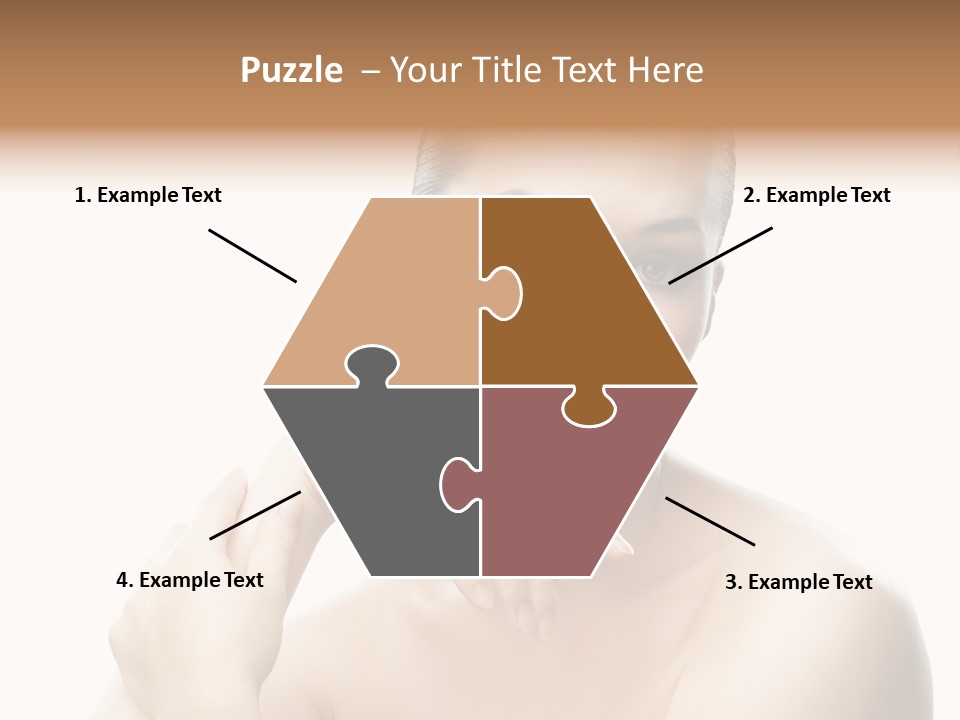 Woman S Close Up PowerPoint Template