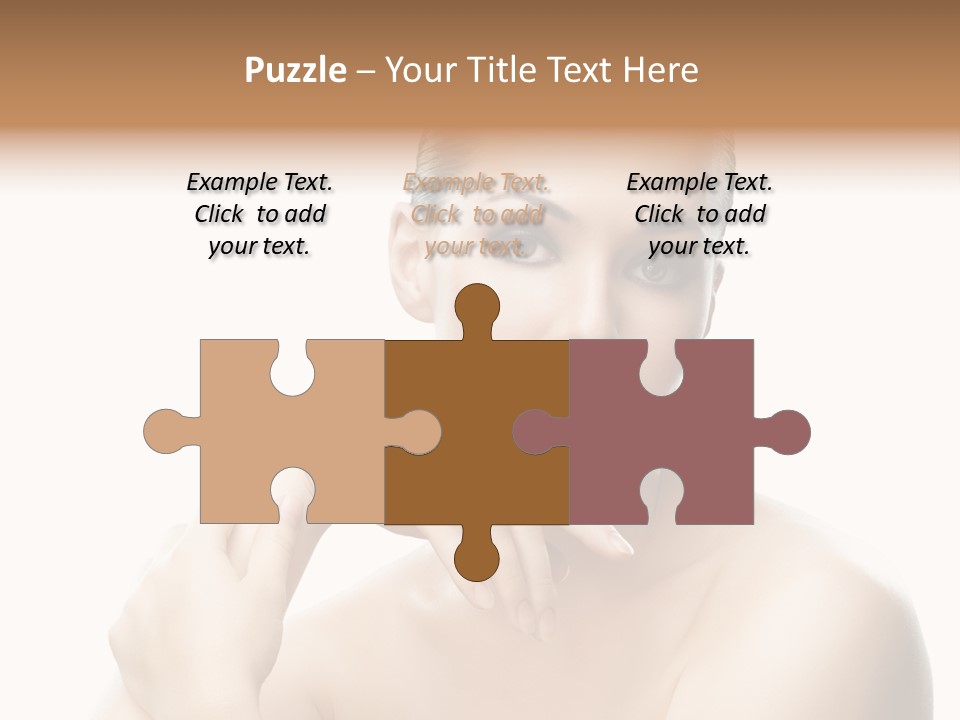 Woman S Close Up PowerPoint Template