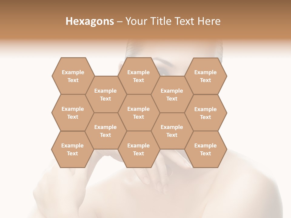 Woman S Close Up PowerPoint Template