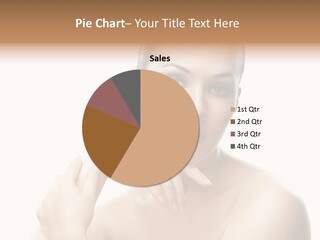 Woman S Close Up PowerPoint Template