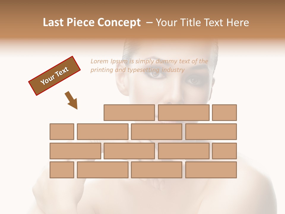 Woman S Close Up PowerPoint Template
