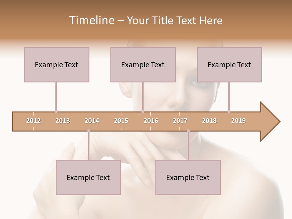 Woman S Close Up PowerPoint Template