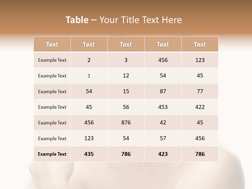Woman S Close Up PowerPoint Template