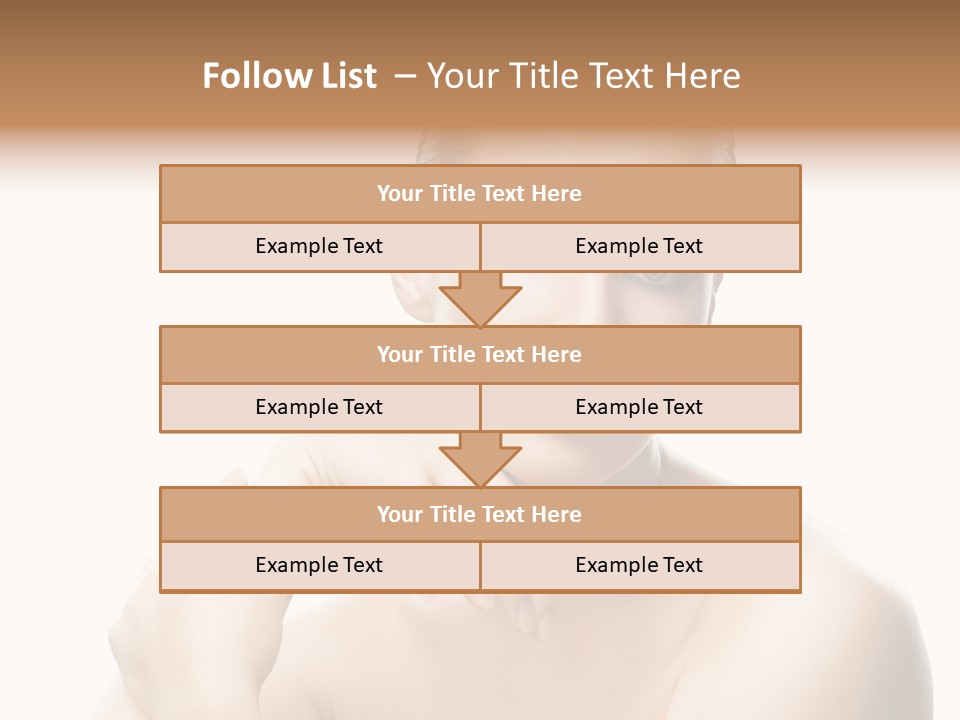 Woman S Close Up PowerPoint Template