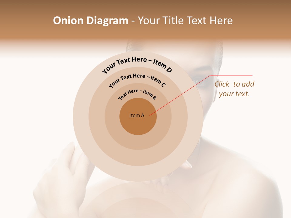 Woman S Close Up PowerPoint Template