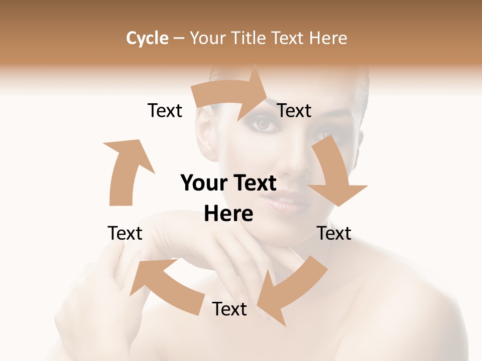 Woman S Close Up PowerPoint Template