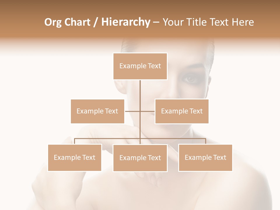 Woman S Close Up PowerPoint Template