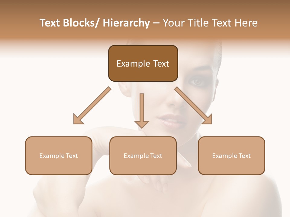 Woman S Close Up PowerPoint Template