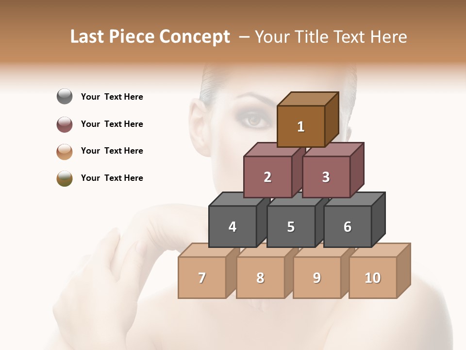 Woman S Close Up PowerPoint Template