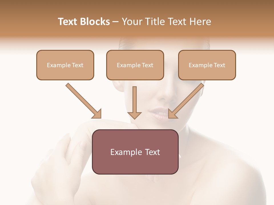 Woman S Close Up PowerPoint Template