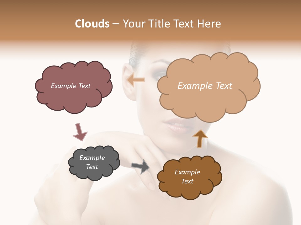 Woman S Close Up PowerPoint Template