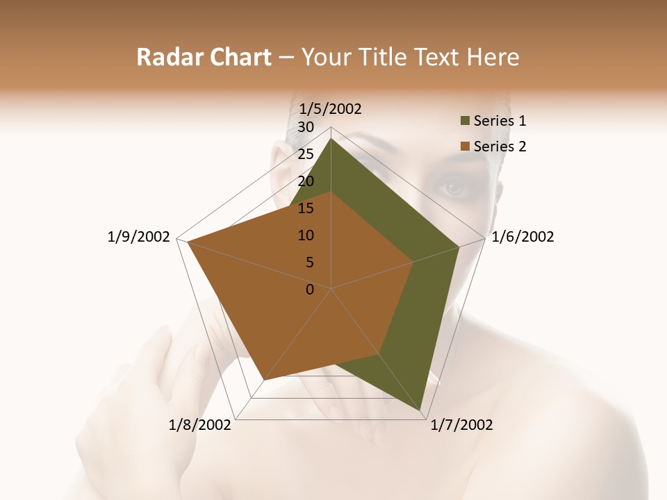 Woman S Close Up PowerPoint Template