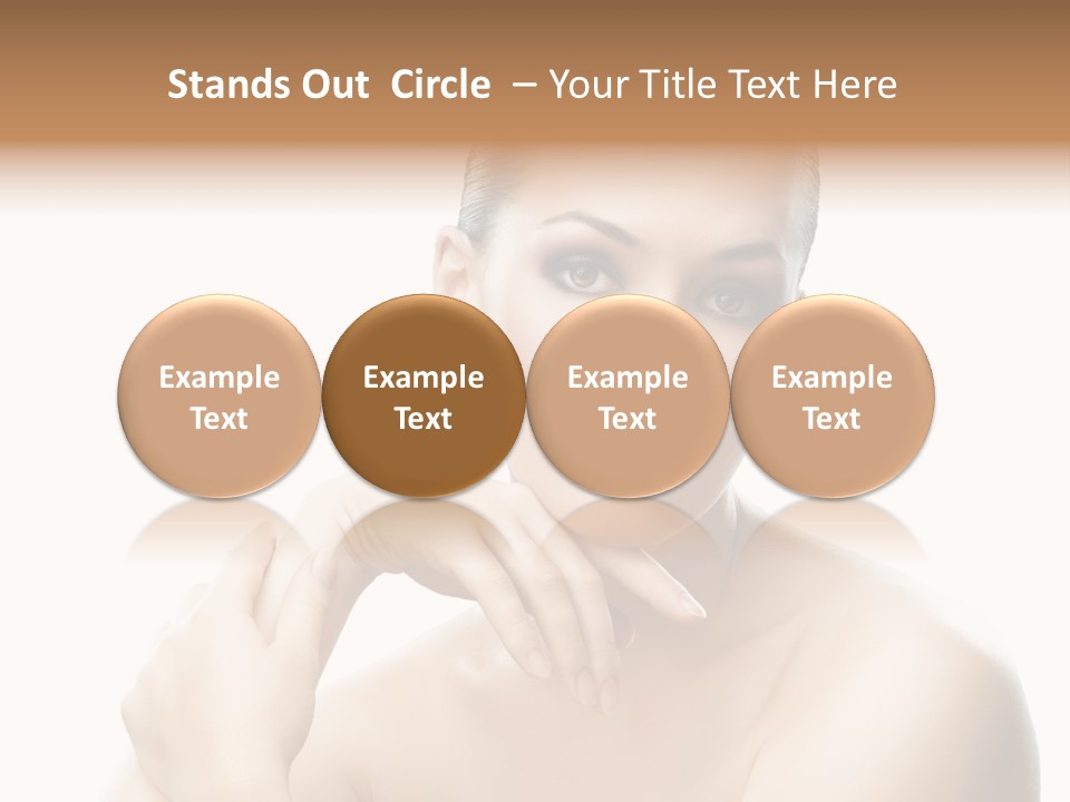 Woman S Close Up PowerPoint Template