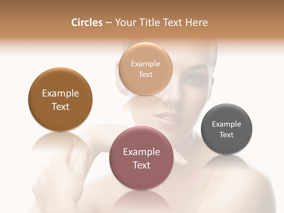 Woman S Close Up PowerPoint Template