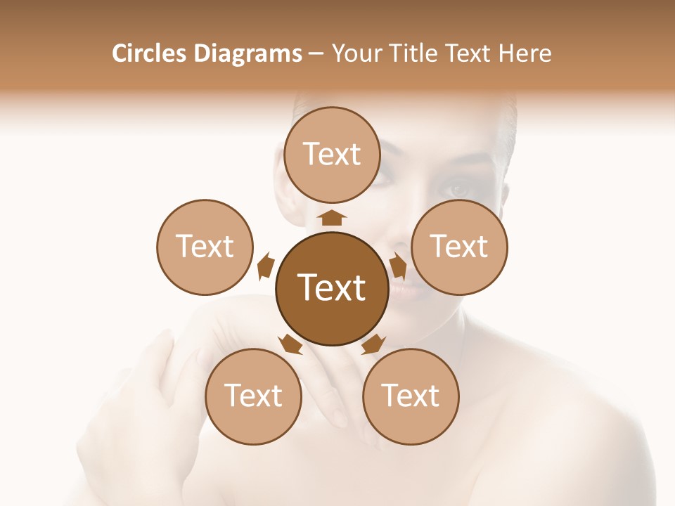 Woman S Close Up PowerPoint Template