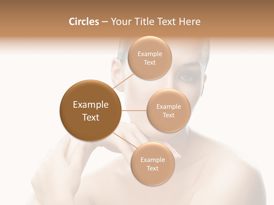 Woman S Close Up PowerPoint Template