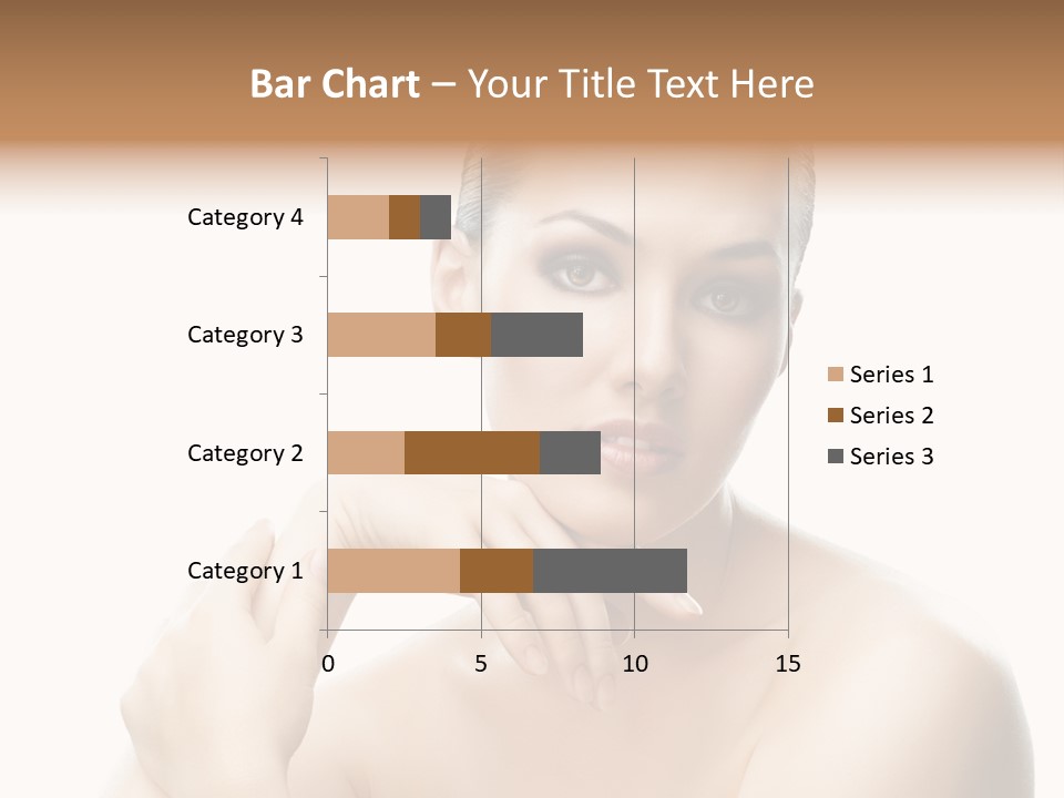 Woman S Close Up PowerPoint Template