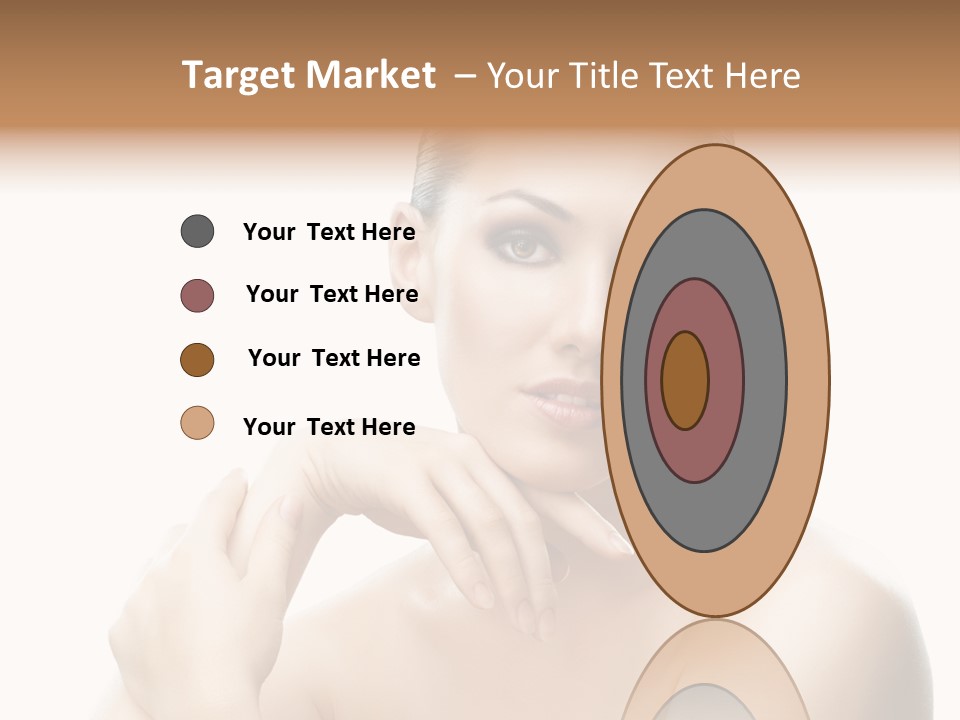 Woman S Close Up PowerPoint Template
