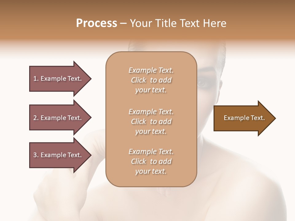Woman S Close Up PowerPoint Template