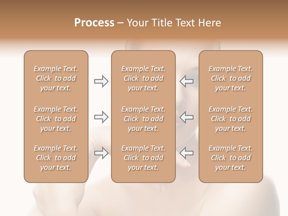 Woman S Close Up PowerPoint Template