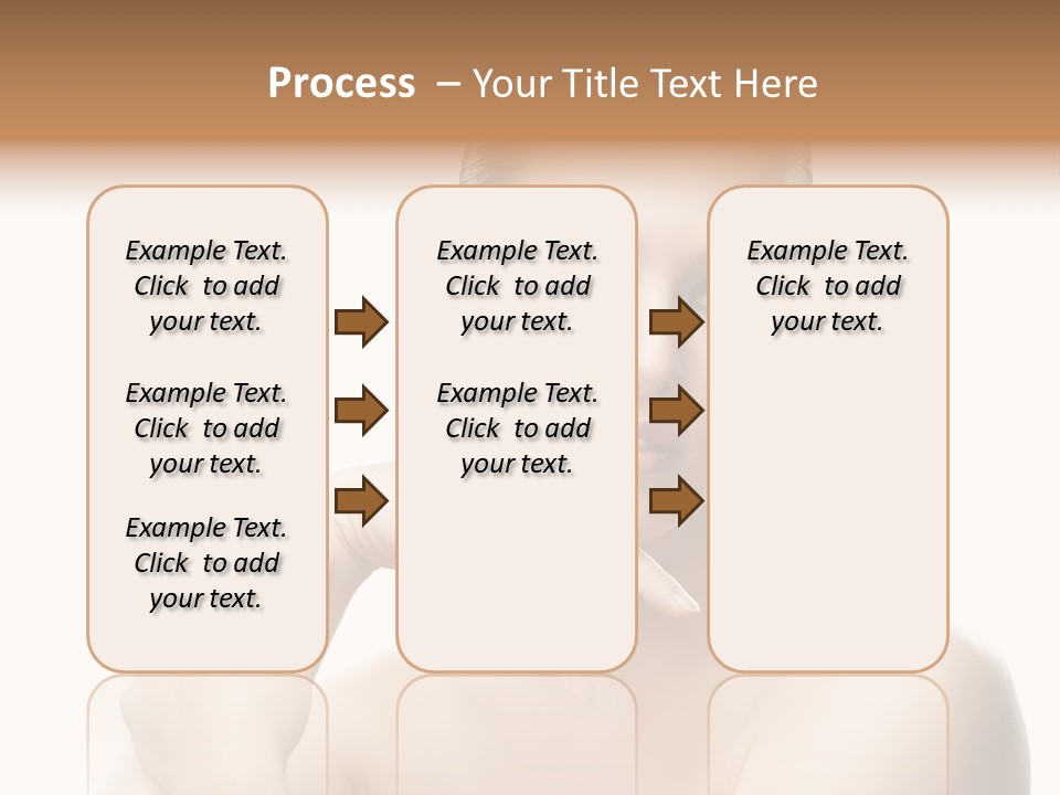 Woman S Close Up PowerPoint Template
