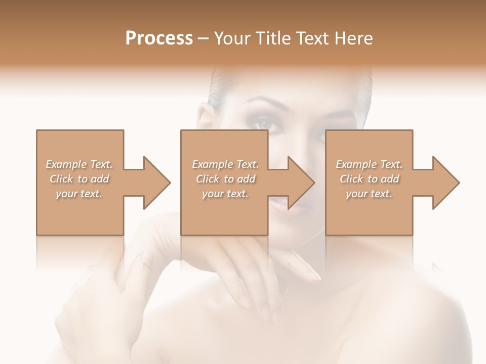 Woman S Close Up PowerPoint Template