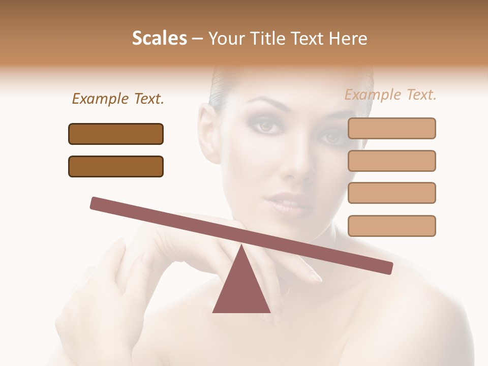 Woman S Close Up PowerPoint Template
