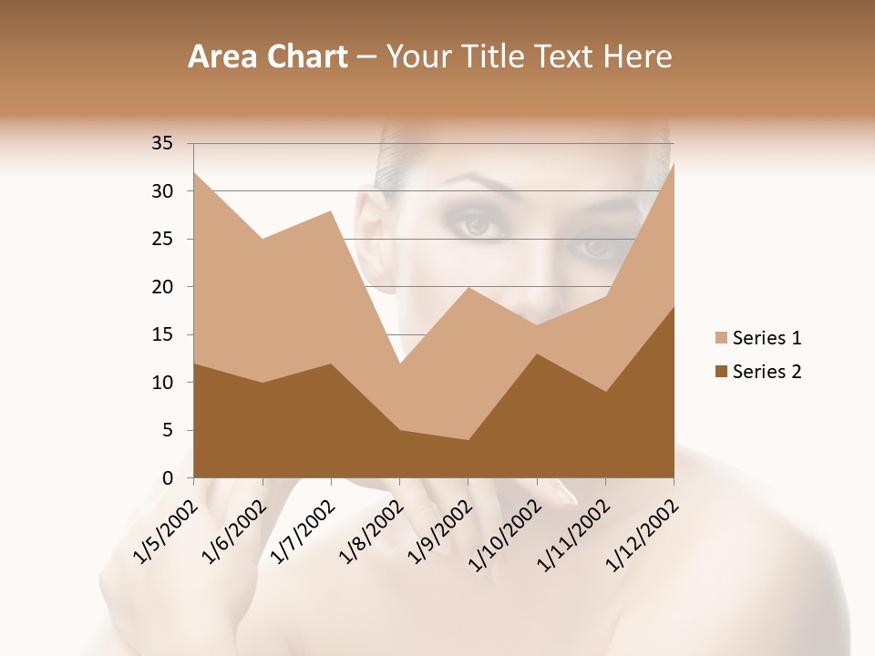 Woman S Close Up PowerPoint Template
