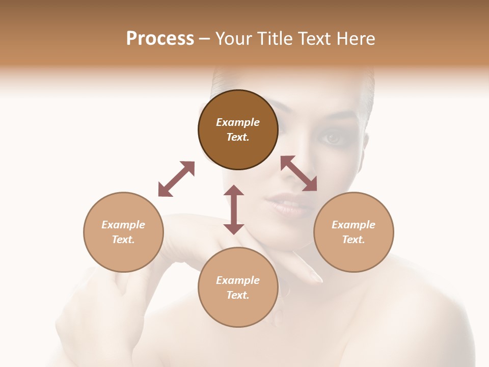 Woman S Close Up PowerPoint Template
