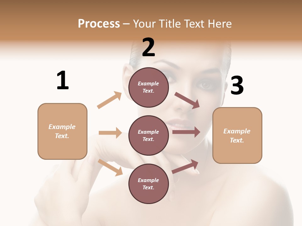 Woman S Close Up PowerPoint Template