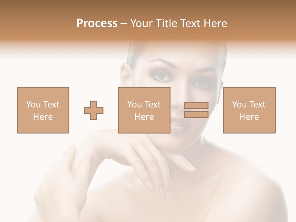Woman S Close Up PowerPoint Template