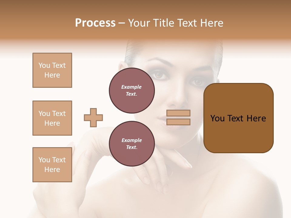 Woman S Close Up PowerPoint Template
