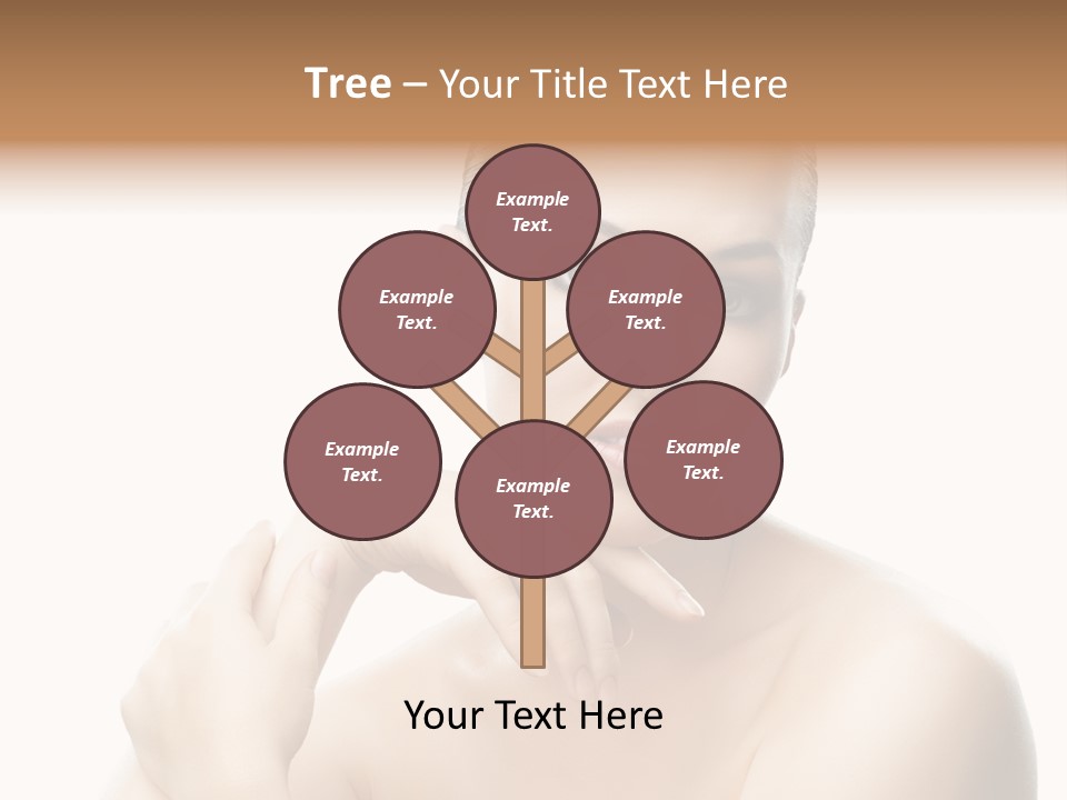 Woman S Close Up PowerPoint Template