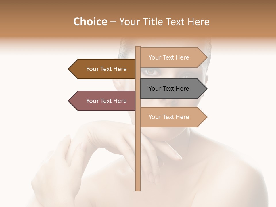 Woman S Close Up PowerPoint Template