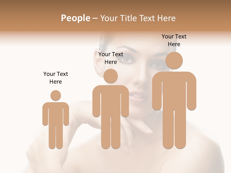 Woman S Close Up PowerPoint Template