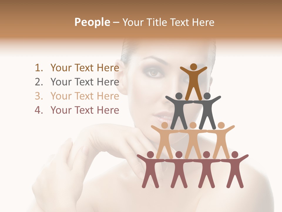 Woman S Close Up PowerPoint Template