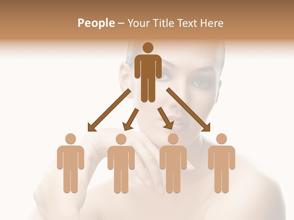 Woman S Close Up PowerPoint Template