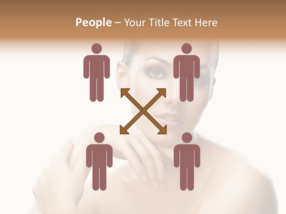 Woman S Close Up PowerPoint Template