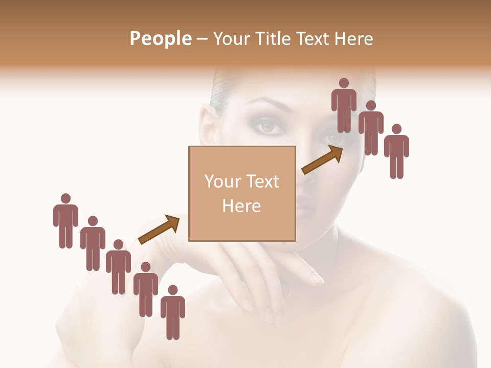 Woman S Close Up PowerPoint Template