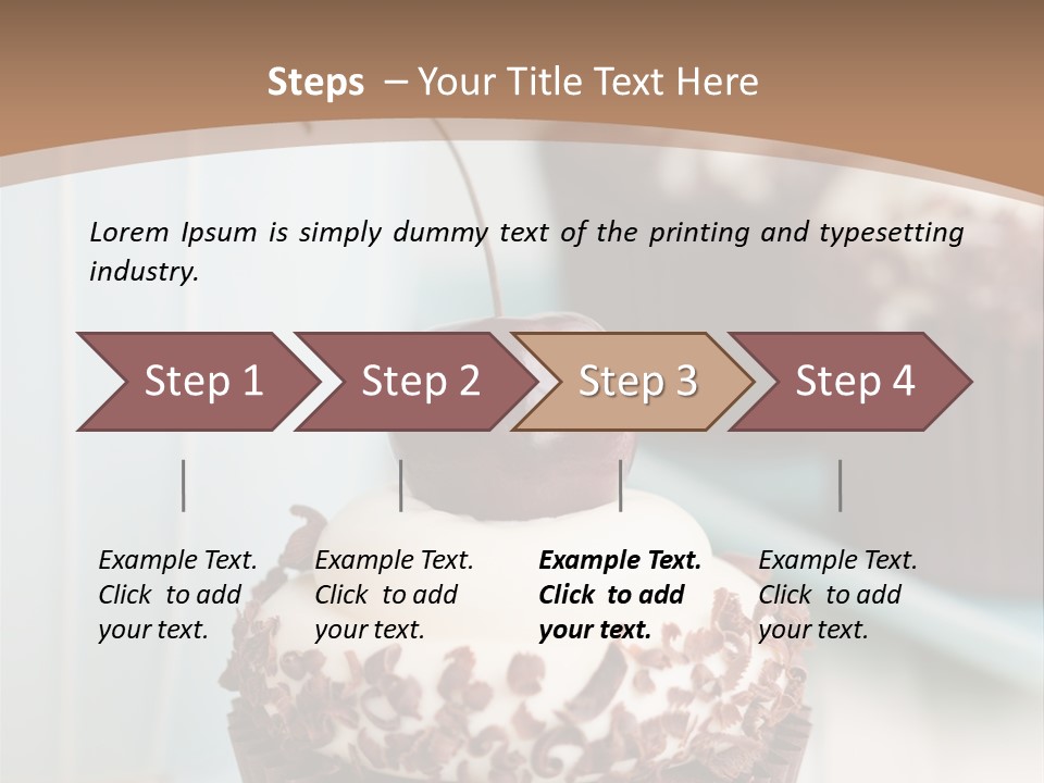 Cupcake Tea Whipped PowerPoint Template