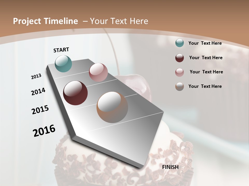 Cupcake Tea Whipped PowerPoint Template