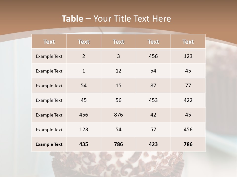 Cupcake Tea Whipped PowerPoint Template