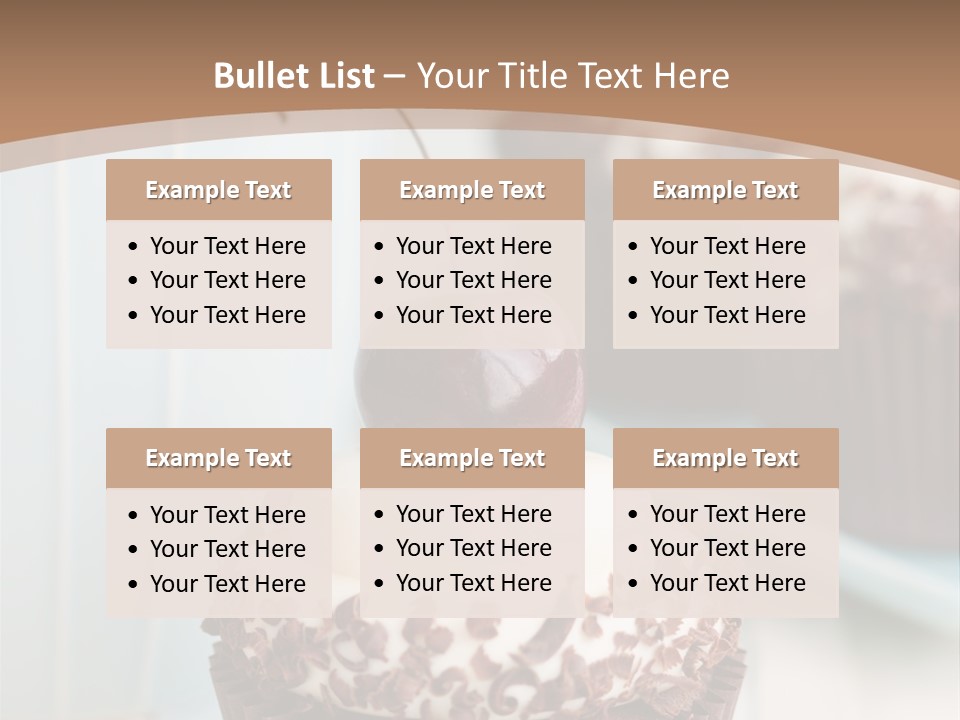 Cupcake Tea Whipped PowerPoint Template