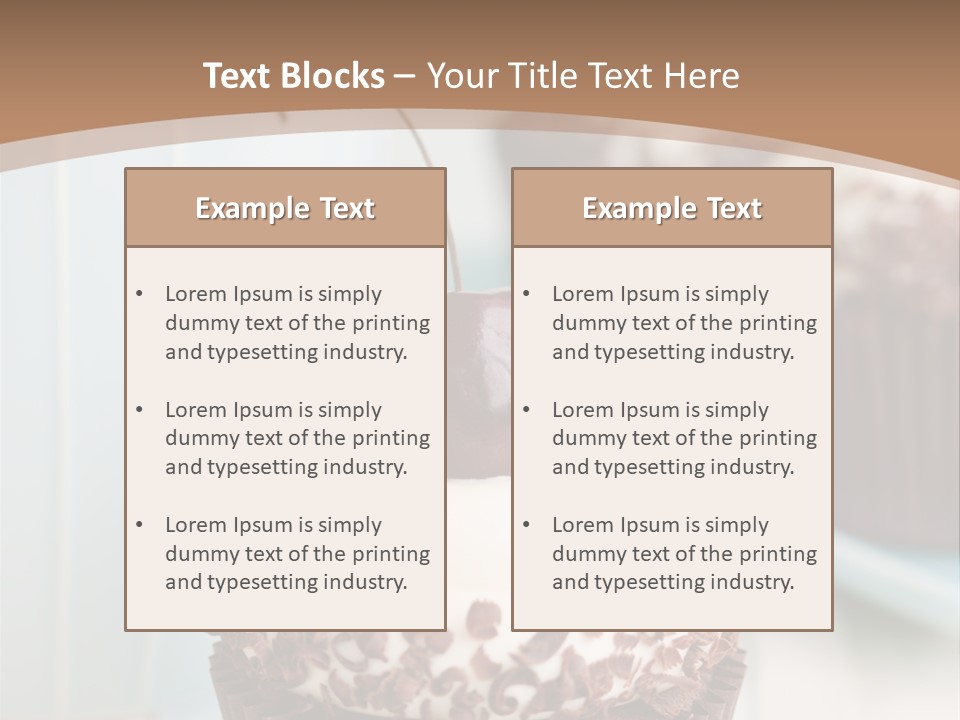 Cupcake Tea Whipped PowerPoint Template