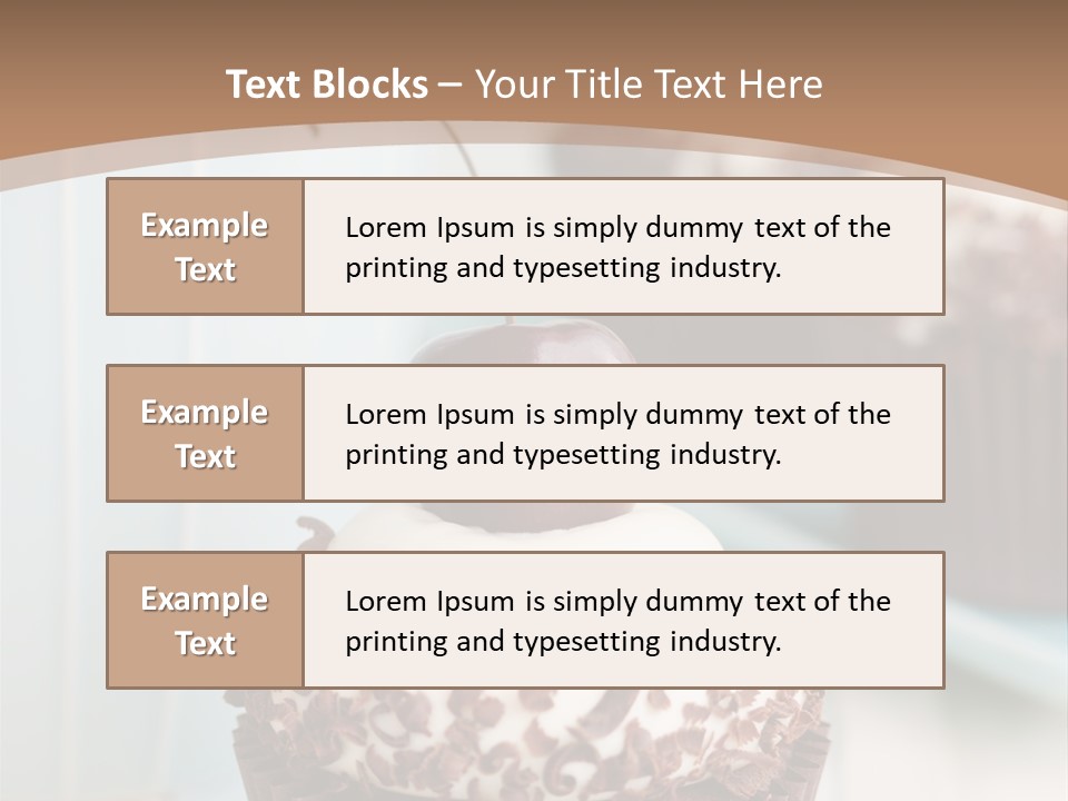 Cupcake Tea Whipped PowerPoint Template