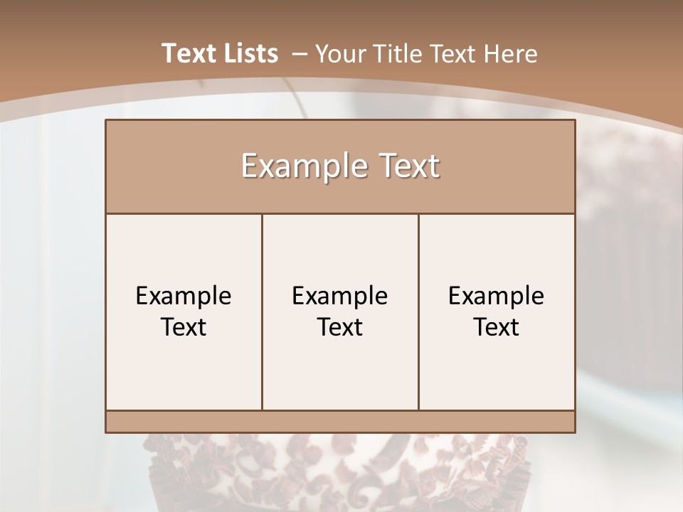 Cupcake Tea Whipped PowerPoint Template
