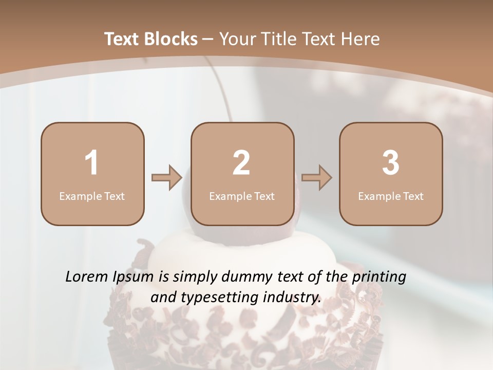 Cupcake Tea Whipped PowerPoint Template